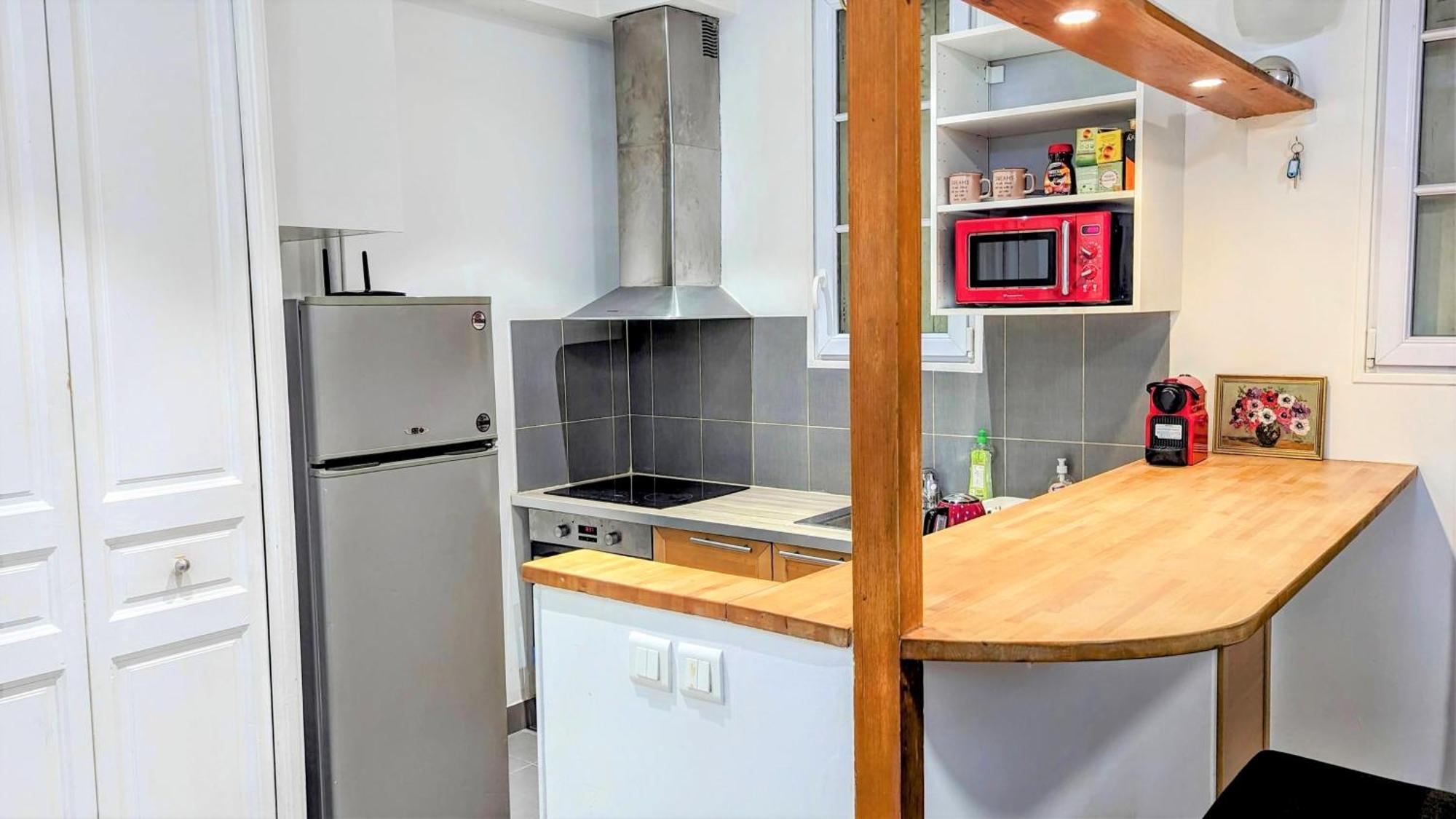 Studio Jaures - Equipped Studio Near Paris With Private Bathroom Montrouge Eksteriør bilde